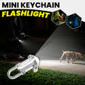 Mini Lampe Torche Porte-clés 1200 Lm étanche – Avec Batterie Externe, 8 Modes, Pour Camping Et Urgence - 4