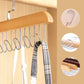 Cintre pour Ceintures en Bois pour Placard avec 8 Crochets