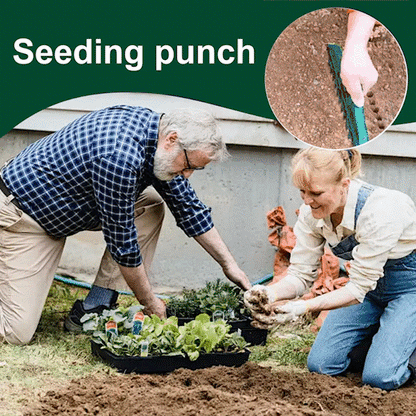 ⏳Offre limitée : 50 % de réduction💥🌱Entretoise et aide à la plantation pour graines de jardin – outil de plantation de précision à 12 trous