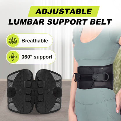 ⏳Offre spéciale à durée limitée⏰ Ceinture de soutien lombaire – Soulagement ciblé, légère, réglable 🧘