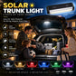 Éclairage LED du coffre de voiture à énergie solaire – Capteur automatique, sans fil, 6 couleurs, pour SUV et autres véhicules