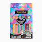 Crayons de couleur triangulaires effaçables, 50 couleurs, avec embouts effaceurs