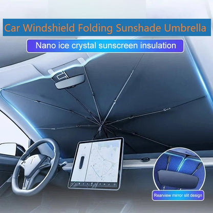 🔥Car Windshield Folding Sunshade Umbrella