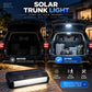 Éclairage LED du coffre de voiture à énergie solaire – Capteur automatique, sans fil, 6 couleurs, pour SUV et autres véhicules