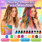 🎉🔥Last Day 50% OFF - 🌈12-Color Temporary Hair Chalk Applicator Set🎁-Ready for Christmas!🎅