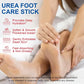 Stick de soin pour les pieds à l'urée 40 g, crème hydratante pour les pieds, soin réparateur intensif pour la peau des pieds, particulièrement adapté aux talons secs et gercés, exfoliant pour les pieds