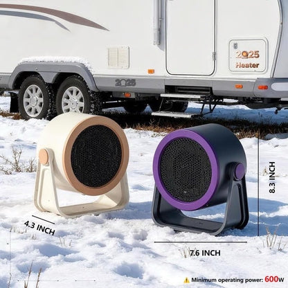 ♨️DERNIER JOUR DE SOLDES 70% DE RÉDUCTION !!⚡PLUS DE 50 000 VENDUS !❄️Radiateur Mini Portable Instantané 2026 – Chauffage Extérieur & de Bureau