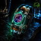 💥Offre de dernière minute – 50 % de réduction ☪️Bracelet en cuir avec signe du zodiaque, phosphorescent, pour hommes et femmes (6,9/8,1 pouces)♑️