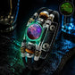 💥Offre de dernière minute – 50 % de réduction ☪️Bracelet en cuir avec signe du zodiaque, phosphorescent, pour hommes et femmes (6,9/8,1 pouces)♑️