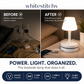 💡🔌 Lampe de chevet avec prises USB et secteur – 50 % de réduction ! 3/4 prises secteur, 2 ports USB, 1 port Type-C – rechargez vos appareils pendant que vous dormez. ⭐🏠