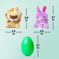 🎁 Soldes de Pâques 50 % de réduction 🎁 Œufs de Pâques préremplis avec des peluches
