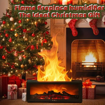 🔥 50% DE RÉDUCTION - DERNIER JOUR ! 💦 Diffuseur d'Humidité avec Flamme de Cheminée - 7 Couleurs LED et Télécommande, Ambiance Apaisante pour Maison/Bureau 🌙📦