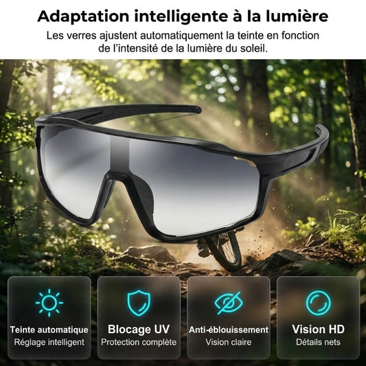 🌟Nouveautés 2026 : jusqu'à 60 % de réduction !🌟Lunettes de sport photochromiques pour l'extérieur