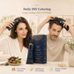 Coloration capillaire végétale à appliquer au peigne – Couverture des cheveux gris à 95 %, sans ammoniaque