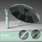 ☔50% OFF NOW! Automatic Folding Umbrella – Windproof Waterproof Compact Travel Umbrella with C-Shaped Hands-Free Hook Handle for Rain & Sun