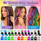 🎉🔥Last Day 50% OFF - 🌈12-Color Temporary Hair Chalk Applicator Set🎁-Ready for Christmas!🎅