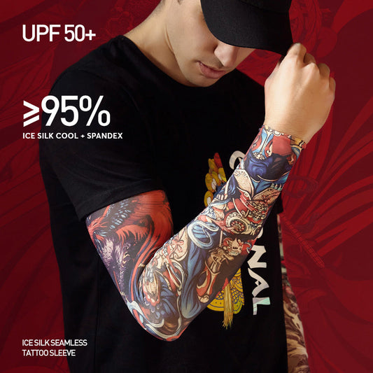 Manchon anti-UV Ice Silk Tatoo Sleeve