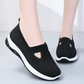 Chaussures à semelle souple orthopédie tressée respirante pour femmes