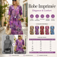 -50% Aujourd’hui 👗☀️ Robe d’Été Imprimée à Col V