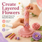 🌸 OFFRE À DURÉE LIMITÉE : 50 % DE RÉDUCTION ! ✨ Outil de modelage de fleurs en pâte à modeler – Modulaire, à pression, pour loisirs créatifs 🎨