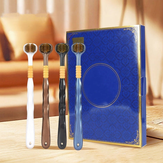 🦷Brosse à Dents Multi-angle à Trois Têtes🔥