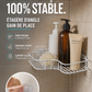 -50% Aujourd’hui 🚿✨ Étagère d’Angle Douche Sans Perçage
