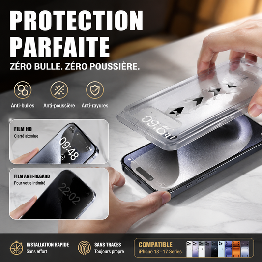 Promo Flash ⚡📱 Verre Trempé Sans Bulles
