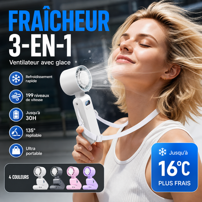 -50% Aujourd’hui ❄️💨 Ventilateur Brumisateur Personnel