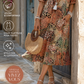 -50% Aujourd’hui 👗☀️ Robe d’Été Imprimée à Col V