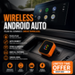 🚗 50 % DE RÉDUCTION POUR UNE DURÉE LIMITÉE ! ✨ Adaptateur Android Auto sans fil – Plug & Play, stable, rapide ✨