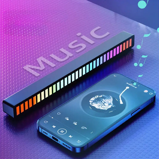 🎶 LED-ljusslinga med musikstyrning – Din mobila ljusshow