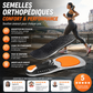 Semelles sport amortissantes avec soutien de la voûte plantaire