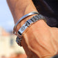 💎 64% DE RÉDUCTION ! 💎 Bracelet Roue de Prière Tibétaine – Argent 925, Porte-Bonheur & Cadeau Saint-Valentin