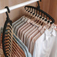 Multifunctional Foldable Clothes Hanger with 11-Hole