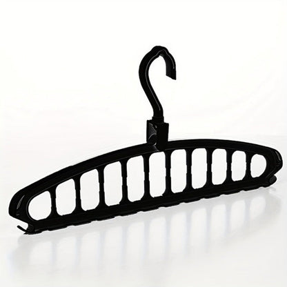 Multifunctional Foldable Clothes Hanger with 11-Hole