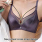 Light Luxury Satin Seamless Breathable Bra Set