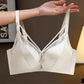 Light Luxury Satin Seamless Breathable Bra Set