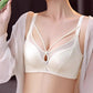 Light Luxury Satin Seamless Breathable Bra Set