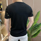 Men's Summer Stretch Ice Silk Printed T-shirt