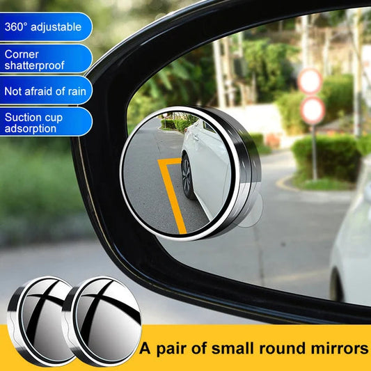 🔥Suction Cup Car Convex Blind Spot Mirror (1 Set / 2 Pcs)