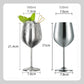 Unbreakable Durable Stainless Steel Wine Glasses🍷