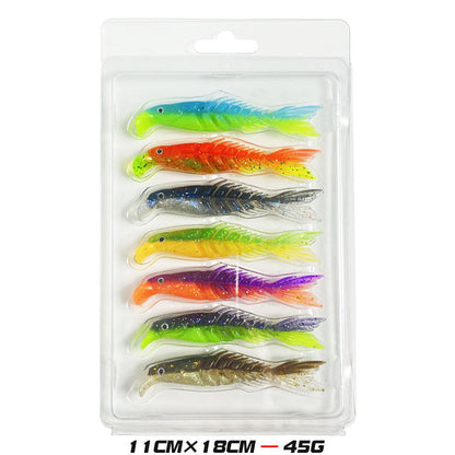 Soft lures with multiple segments