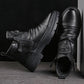 [Best Gift] Men’s Classic Casual Side-zip Leather Boots