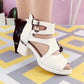 Women's Stylish Open-Toe Strappy Heeled Sandals