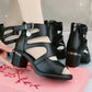 Women's Stylish Open-Toe Strappy Heeled Sandals