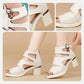 Women's Stylish Open-Toe Strappy Heeled Sandals