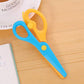 Anti-Pinch Plastic Preschool Training Scissors for Kids