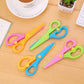 Anti-Pinch Plastic Preschool Training Scissors for Kids