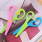 Anti-Pinch Plastic Preschool Training Scissors for Kids