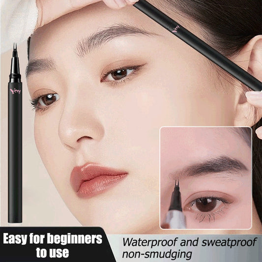 Versatile Waterproof Long-Lasting Dual-Split Eyebrow Pencil